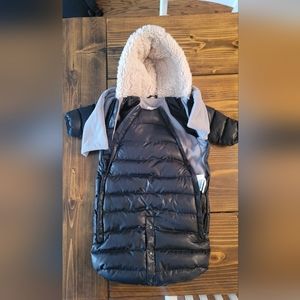 Baby bunting with scarf